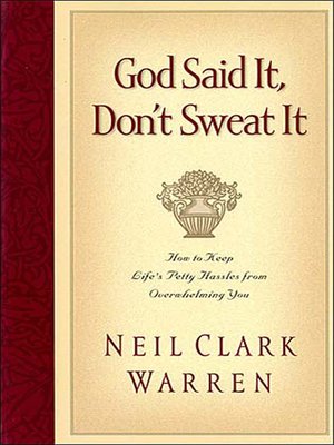 cover image of God Said It, Don't Sweat It